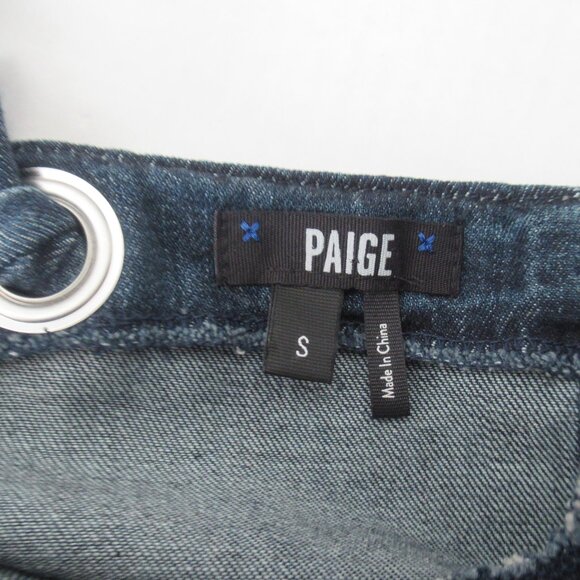 Anthropologie Paige Denim Jumpsuit Size S, Blue, pockets, Adj. Straps - Picture 12 of 14